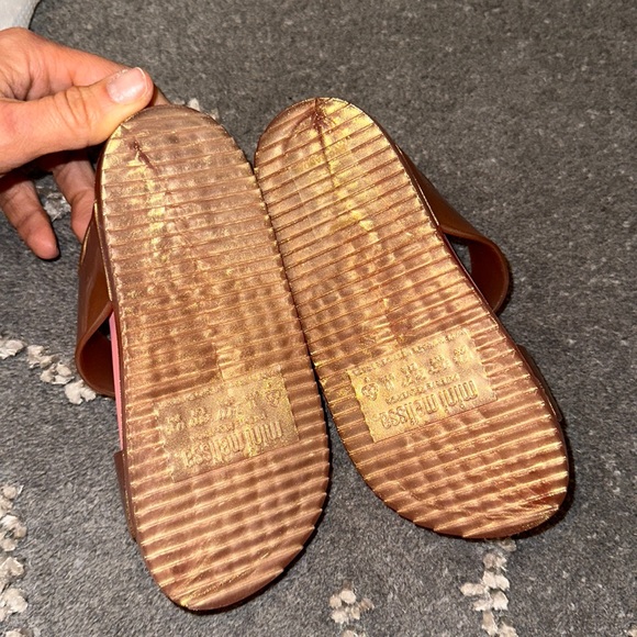 MINI MELISSA SANDALS PINK & GOLD. USA 11. EUR 28/29 - Picture 6 of 8